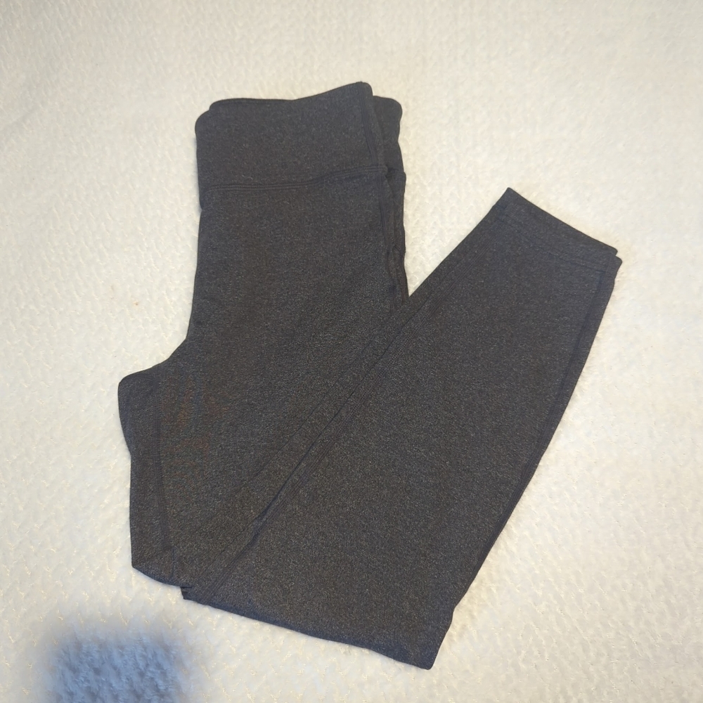 Gap Gapfit Leggings Gray Stretch Spandex Athletic Gym Workout Size Small